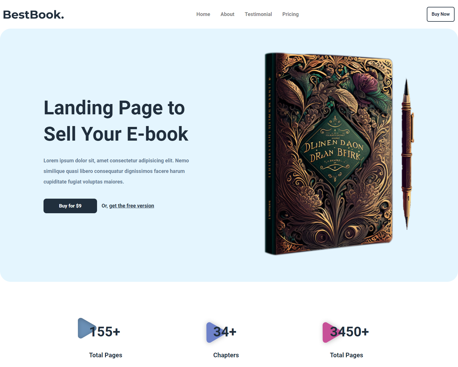 E-book Landing Page